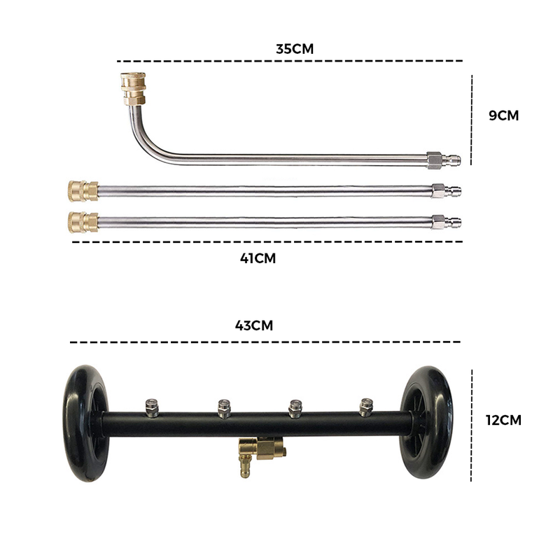 CAR/4WD High Water Pressure Broom